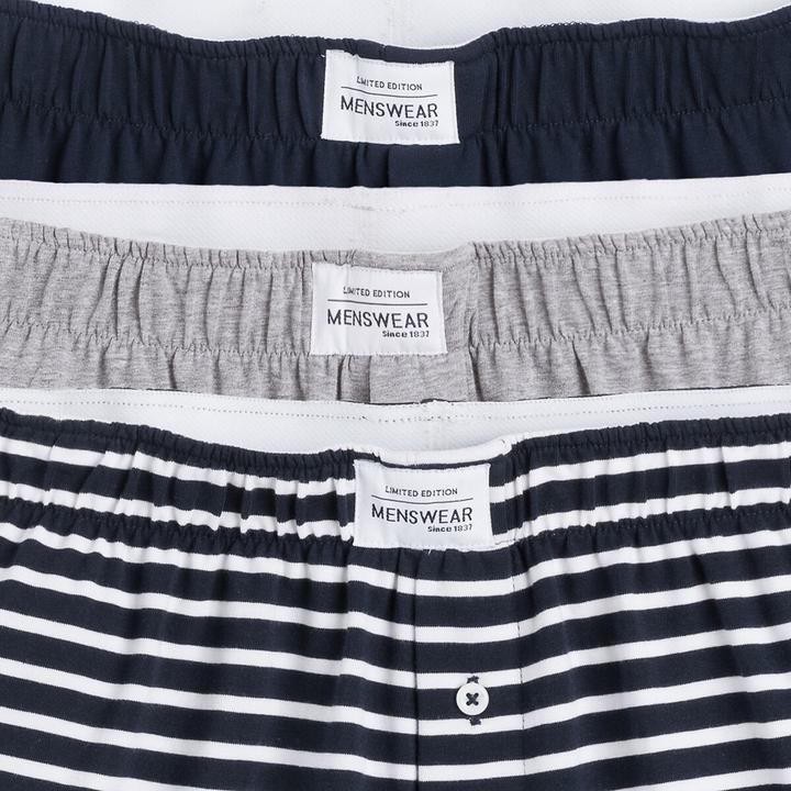 Produktbild La Redoute Collections 3er-Pack Boxershorts aus Stretch-Jersey (L, 3er Pack)