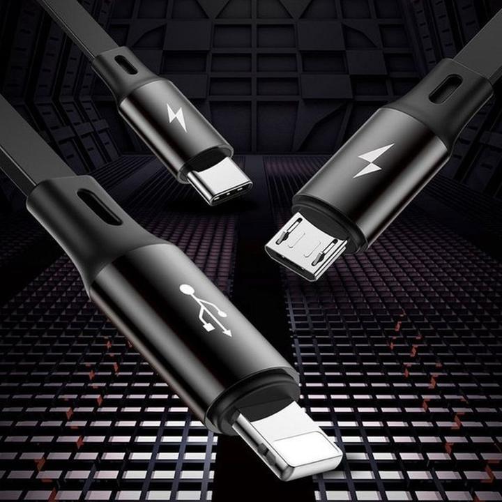 Image du produit Baseus 3in1 extendable cable (1.20 m, USB 3.2 Gen 1)