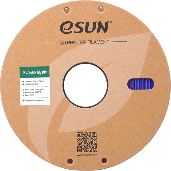 Immagine prodotto eSUN ePLA-Silk Mystic Blau-Rot-Purple Filament 1.75mm 1Kg (PLA, 1.75 mm, 1000 g, Multicolore)