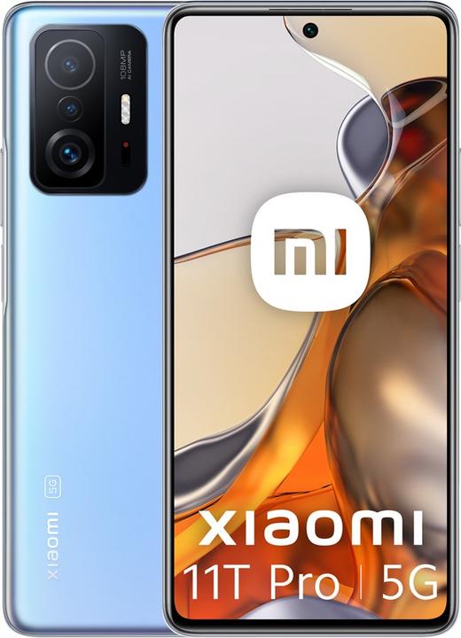 Immagine prodotto Xiaomi 11T Pro (256 GB, Blu Celeste, 6.67", Doppia SIM, 108 Mpx, 5G)