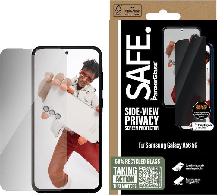 Image du produit PanzerGlass Safe By Privacy (1 pièce(s), Samsung Galaxy A56)