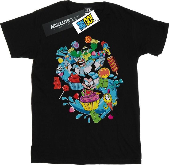 Immagine prodotto Teen Titans Go Candy Mania Maglietta Ampia Donna (XXL)
