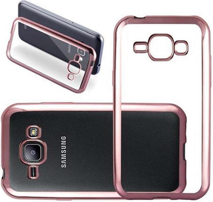 Produktbild Cadorabo TPU Cover Ultra Slim Chrome (Samsung Galaxy J1)