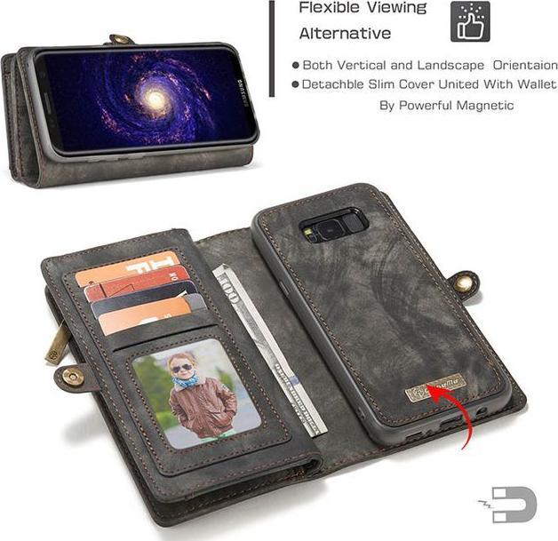Image du produit Caseme Portefeuille en cuir avec pochette plastique (Samsung Galaxy S8+)