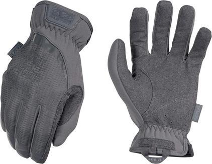 Mechanix Wear Gloves MECHANIX FAST FIT Wolf Gray, gray size 11 / XL. Wrinkled cuff, faux leather, TrekDry® (11)
