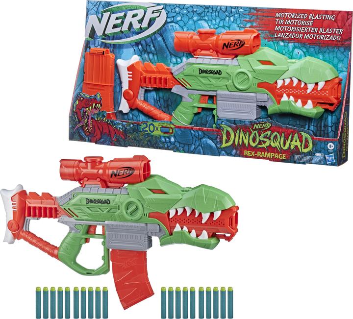 Actual product image Nerf DinoSquad Rex-Rampage