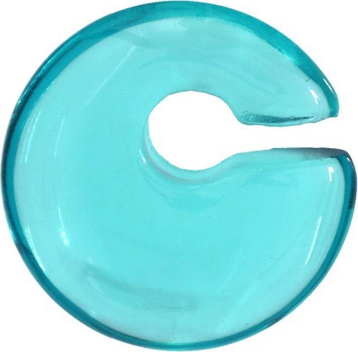 Produktbild Star Piercing Ohrgewicht aqua aus Glas (Glas, ohne Messing)