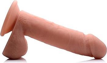 Actual product image Curve Toys Vibrating Remote Control Silicone Dildo with Balls
