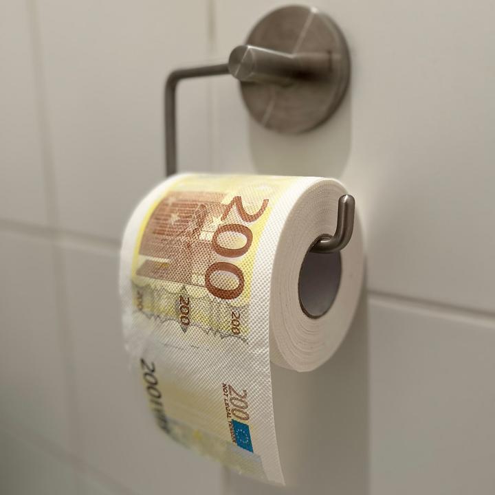 Produktbild Thumbs Up Mad Monkey Toilettenpapier "200Euro" weiss (1 x)