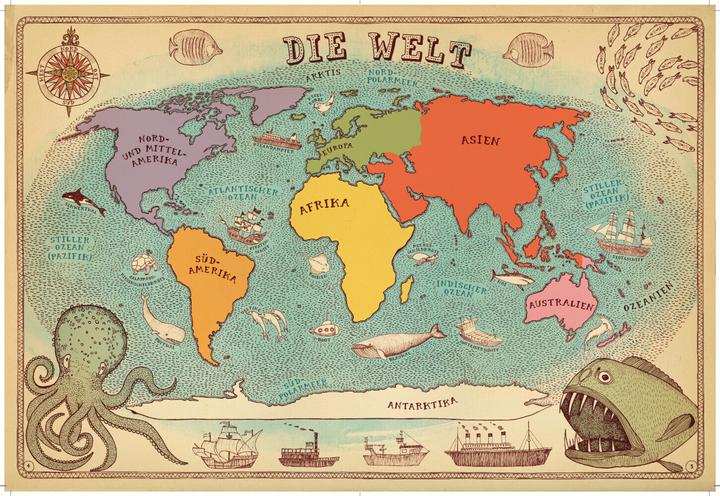 Produktbild Alle Welt. Das Landkartenbuch