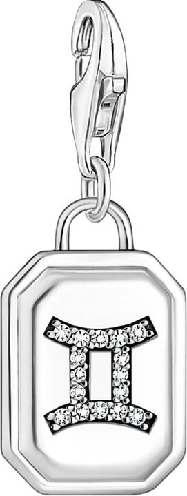 Produktbild Thomas Sabo Charm-Anhänger Sternzeichen Zwilling mit Steinen Silber (925er Silber)