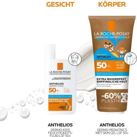 Actual product image La Roche Posay Dermo Wet Skin (Sun lotion, SPF 50+, 200 ml, 217 g)