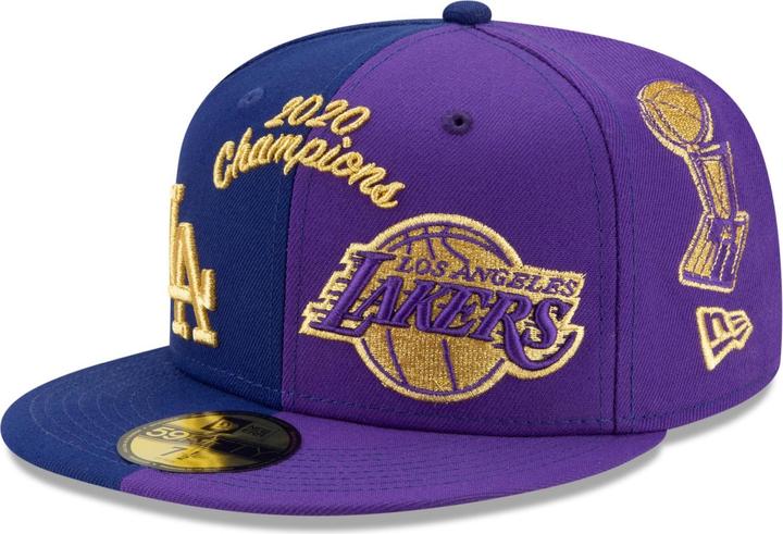 Produktbild New Era 59Fifty Cap - CHAMPS 2020 LA Lakers & Dodgers 7 3/8 (7 3/8)