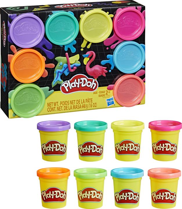 Actual product image Play-Doh - 8 pots - Various colours (assorted)