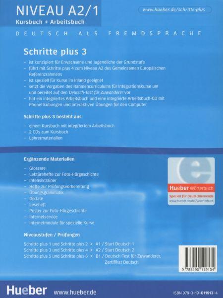 Etichetta energetica Schritte plus 3. A2/1. Kursbuch / Arbeitsbuch (Tedesco, Collettività, 2013)