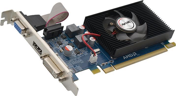 Actual product image AFOX Radeon HD 6450 1GB DDR3 64Bit DVI HDMI VGA LP AF6450-1024D3L9 (1 GB)