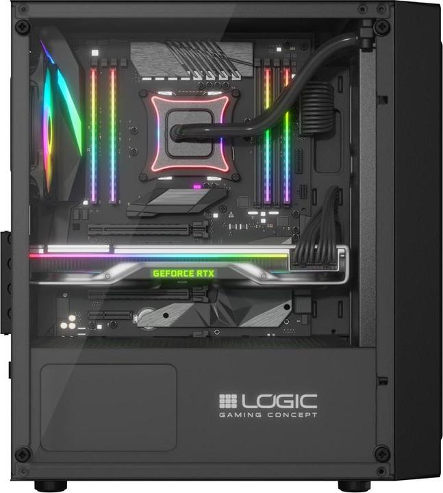 Produktbild Logic Obudowa Atos RGB Mini USB 3.0 Bez Zasilacza (mATX, Mini-ITX)