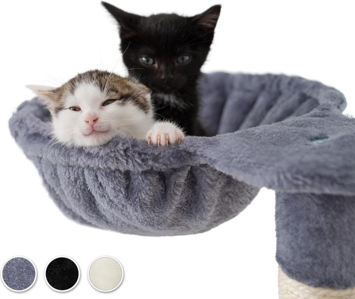 Actual product image tectake 2 Hammocks for Cat Tree (13 cm, Beige)