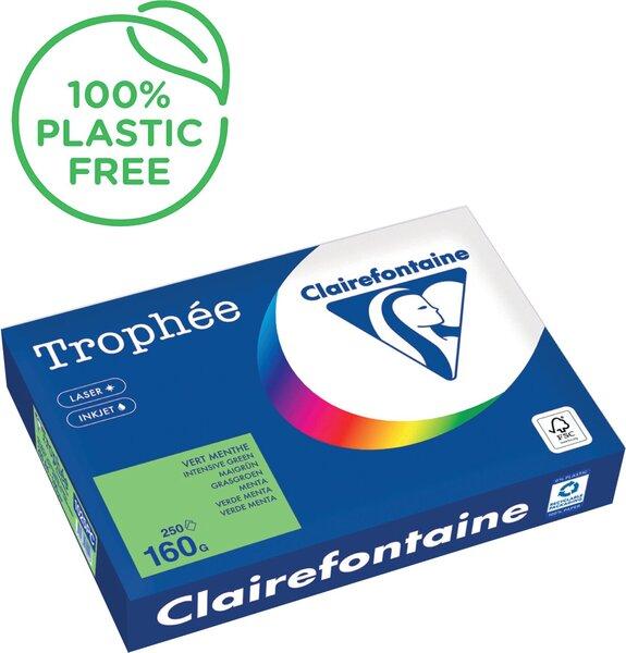 Produktbild Clairefontaine Universalpapier Trophée farbig (160 g/m², 250 x, A4)