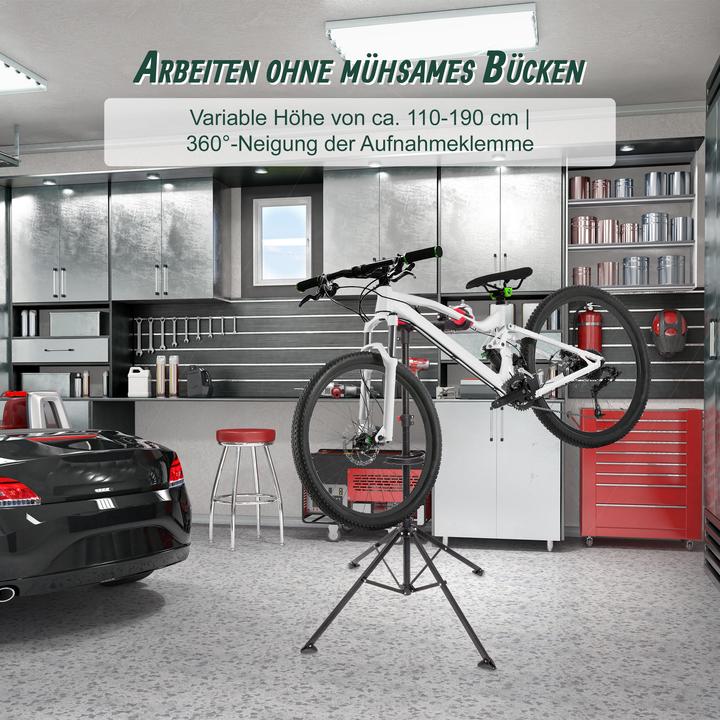 Actual product image Relaxdays Bicycle mounting stand