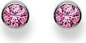 Image du produit Natsumi Schmuck Clou d'oreille zirconium or blanc 18K/750 4.5mm (Or blanc 750/18 K)