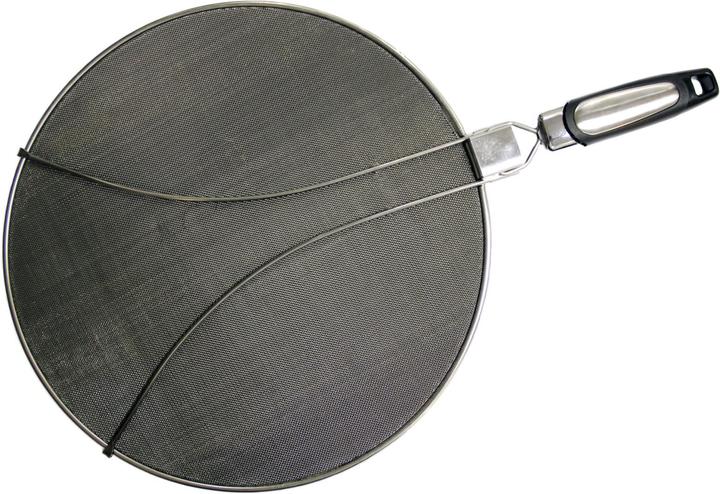 Produktbild Maximex Spritzschutz mit Aktivkohle-Filter gegen Fettspritzer und Gerüche, Klappgriff (29 cm, Metall)