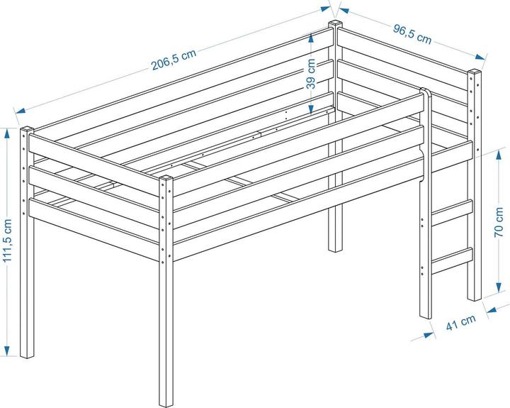 Produktbild IDIMEX Erik (90 x 200 cm)