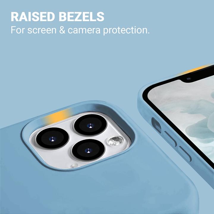 Actual product image Crong COLOR COVER - CASE IPHONE 13 PRO MAX (Blue) universal (Apple iPhone 13 Pro Max)