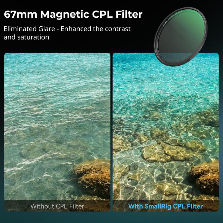 Produktbild SmallRig 5-in-1 Attachable Filter Kit (67 mm, Black Mist Filter)