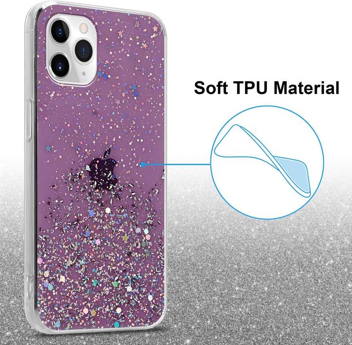 Actual product image Cadorabo TPU cover sparkling glitter (Apple iPhone 11)