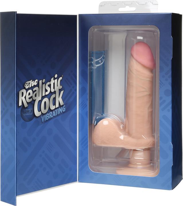 Actual product image Doc Johnson The Realistic Cock - UR3 - Vibrating 6 Inch