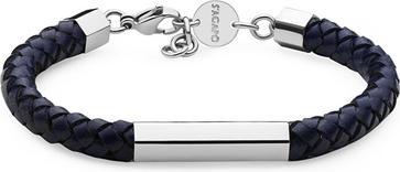 Produktbild Sagapo S'Agapo Ripple Leather Bracelet For Men Srp75