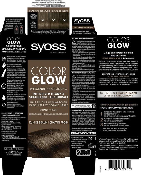 Image du produit Syoss Color Glow (Marron froid)