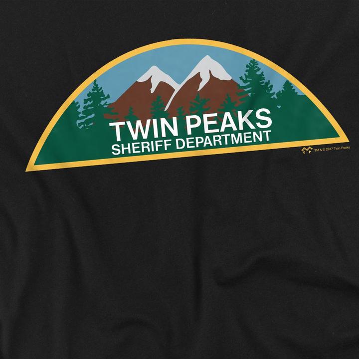 Actual product image Twin Peaks Unisex Adult Sheriff Department T-Shirt (XXL)