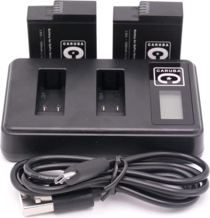 Image du produit Caruba Chargeur mural & kit de batterie Duo pour GoPro Hero 5 / 6 / 7 (GoPro Hero 5)
