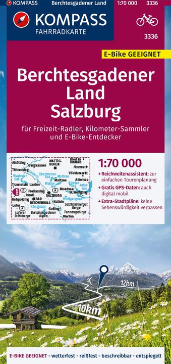 Produktbild Fahrradkarte 3336 Berchtesgadener Land, Salzburg 1:70.000