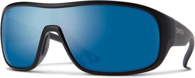 Matte Black, polarized blue mirror