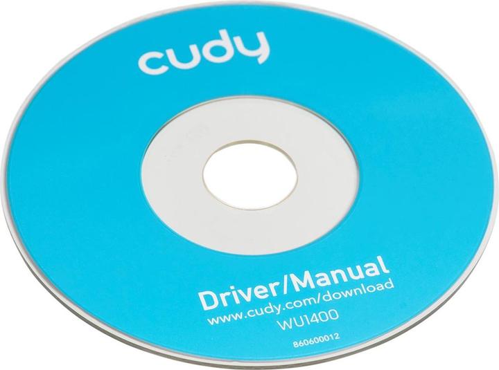 Actual product image Cudy WU1400 network card WLAN (USB)