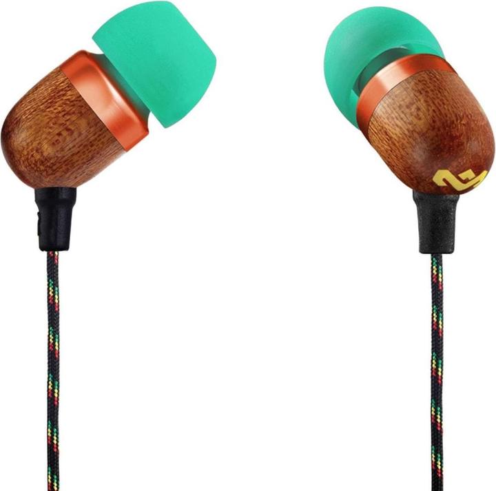House of Marley Smile Jamaica In Ear Headphones (No noise cancelling, Cable)