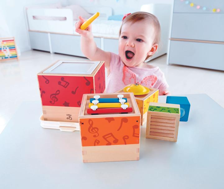 Immagine prodotto Hape Cubo per l'accatastamento della musica (Tedesco)