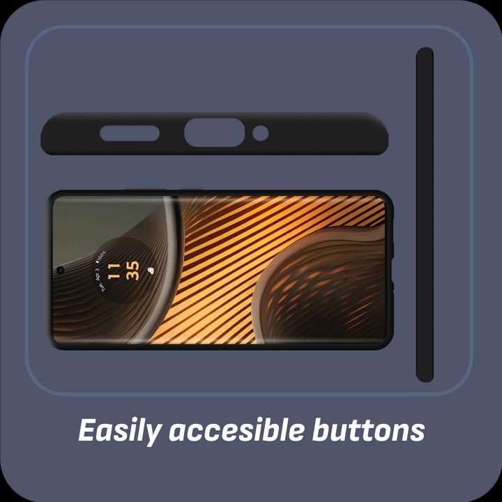 Actual product image Cazy Soft TPU protective cover (Motorola Edge 50 Ultra)