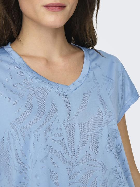 Image du produit Only Play Coupe décontractée Col en V Manches chauve-souris T-shirt (L)