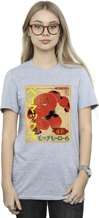 Produktbild Disney Big Hero 6 Baymax Baymax Newspaper TShirt (XXL)