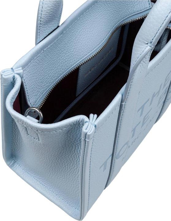 Actual product image Marc Jacobs tote small in leather color light blue