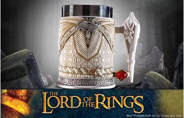 Actual product image Nemesis Now Lord of the Rings Tankard Gandalf the White 15 cm (0.60 l, 1 x)