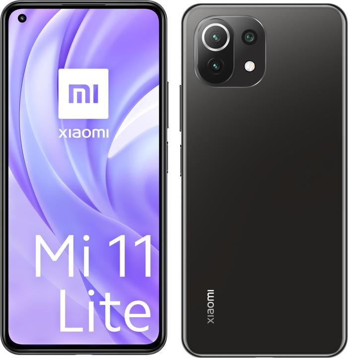 Produktbild Xiaomi Mi 11 Lite (128 GB, Boba Black, 6.55", Dual SIM, 64 Mpx, 4G)