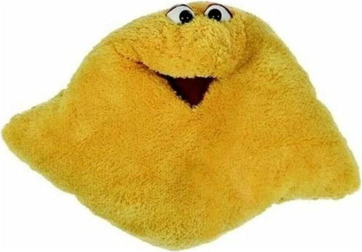 Produktbild Living Puppets Handpuppe Wunschtraumkuschelmuschelkissen in der Farbe Gelb aus Stoff, 40 x 40cm, W238-4