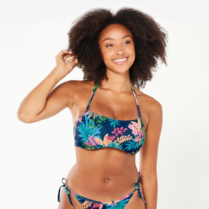 Produktbild Olaian Bikini-Oberteil Damen Bandeau Laura Borabora mehrfarbig (80 D)