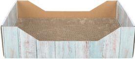 Immagine prodotto Trixie Graffiatoio, cartone, erba gatta, 45×12×33 cm, turchese (33 cm, Turchese)