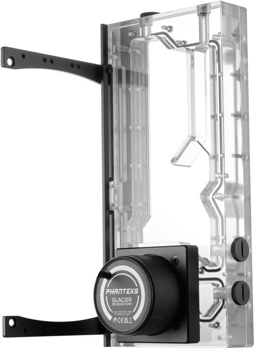 Produktbild Phanteks R260C Reservoir - transparente Acryl-Backplate, D5, DRGB-LED - Schwarz